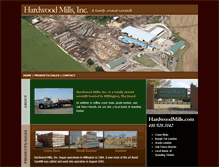 Tablet Screenshot of hardwoodmills.com